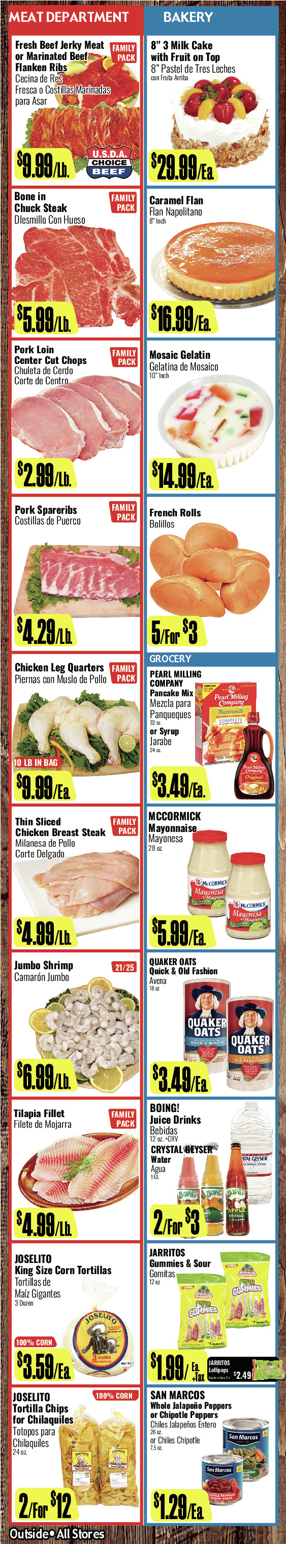 Bodega R Ranch Market Weekly AD 4 Page. valid thruogh 08/13/2025 - 08/26/2025
