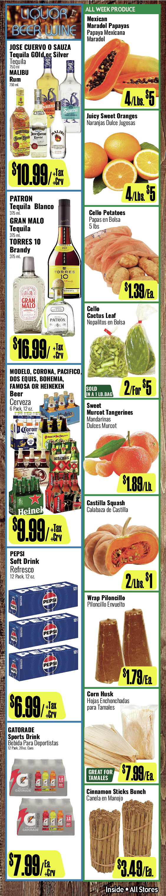 Bodega R Ranch Market Weekly AD 3 Page. valid thruogh 09/24/2025 - 10/07/2025