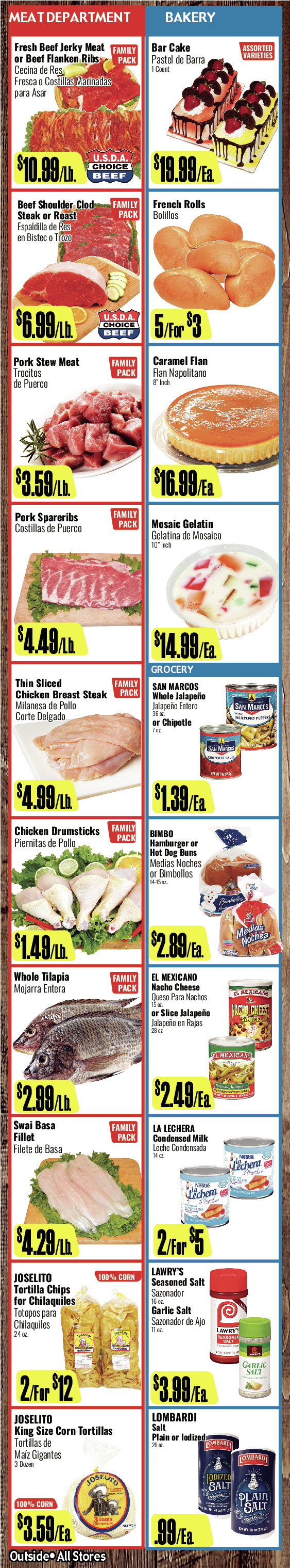 Bodega R Ranch Market Weekly AD 4 Page. valid thruogh 09/24/2025 - 10/07/2025