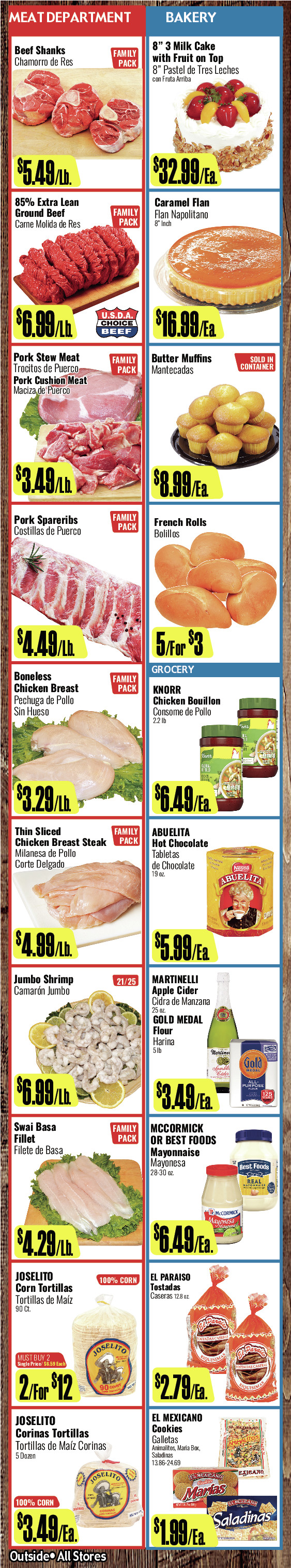 Bodega R Ranch Market Weekly AD 4 Page. valid thruogh 11/19/2025 - 12/02/2025