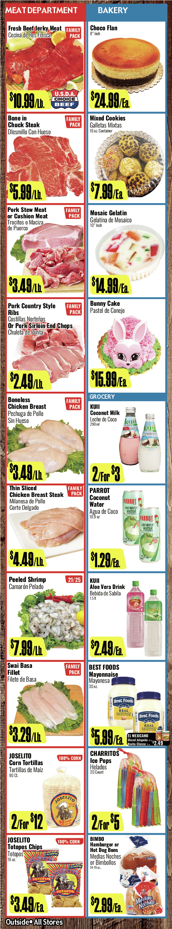 Bodega R Ranch Market Weekly AD 4 Page. valid thruogh 03/25/2026 - 04/07/2026